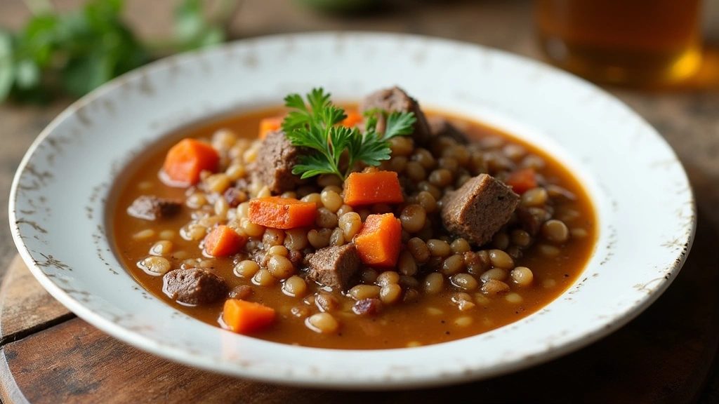 Beef Barley Soup Recipes Slow Cooker Rich and Comforting