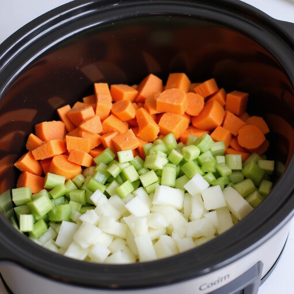Beef Rump Roast Recipes Crock Pots Comfort Classic Step 4 Layer Vegetables in the Crock Pot