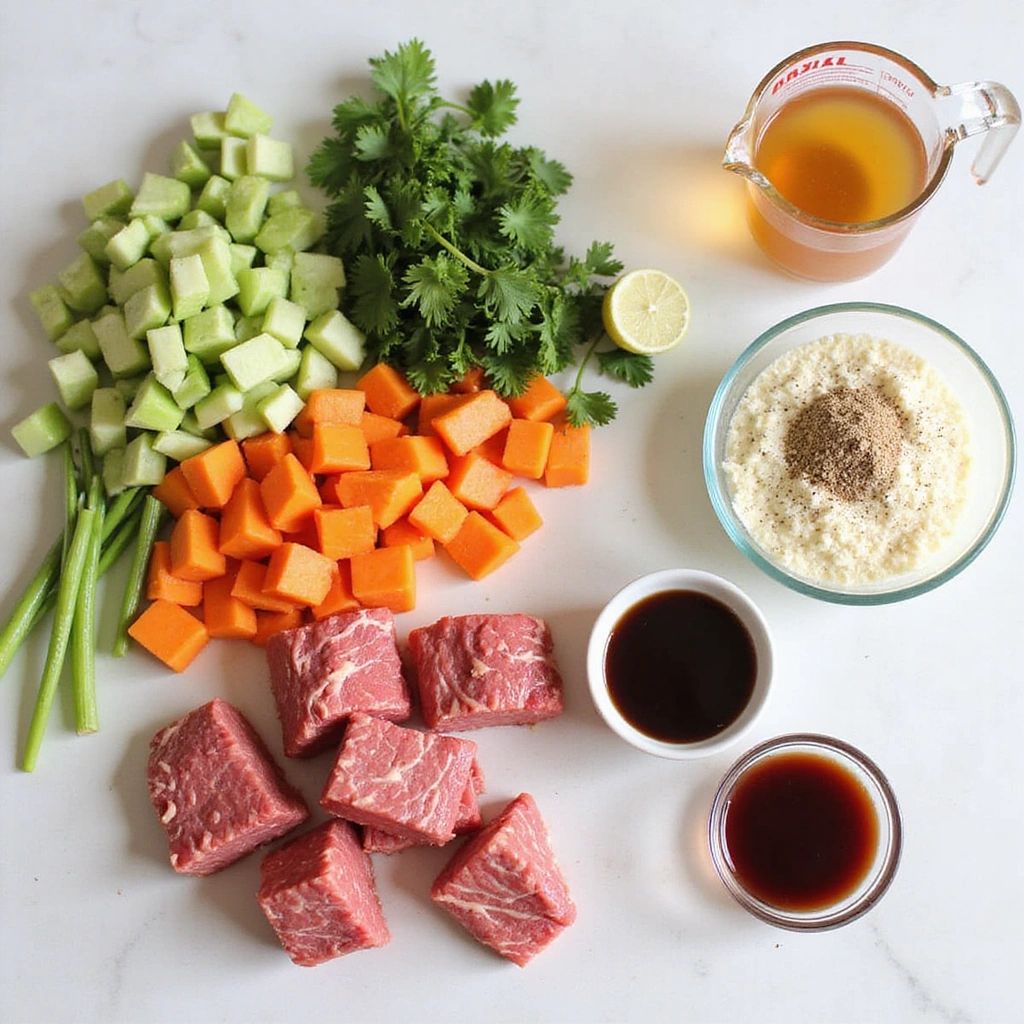 Dutch Oven Beef Stew Recipes Classic Homemade Comfort Step 1 Prepare Ingredients