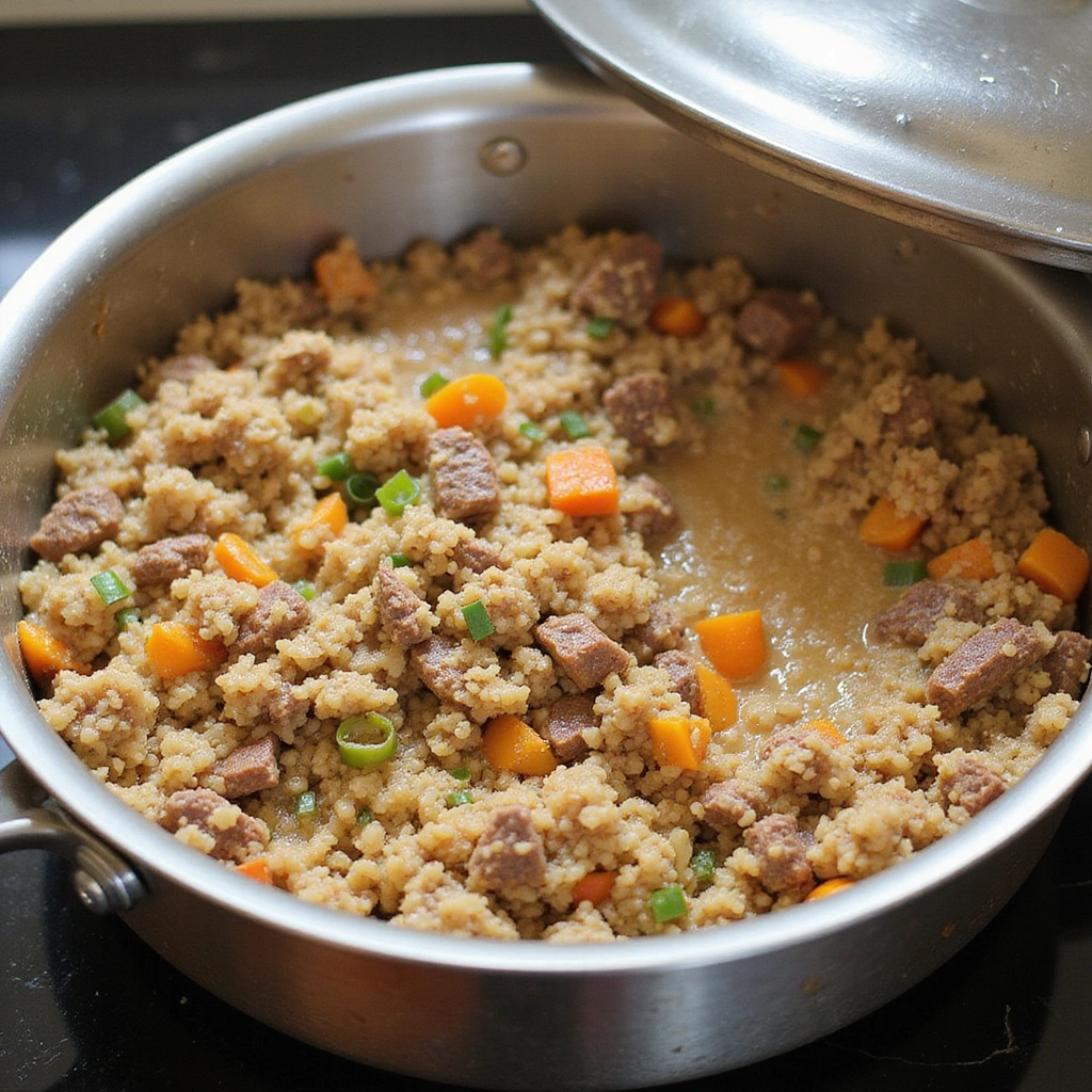 Ground Beef Recipes for Kids Quick and Fun Meals Step 5 Add Rice and Water