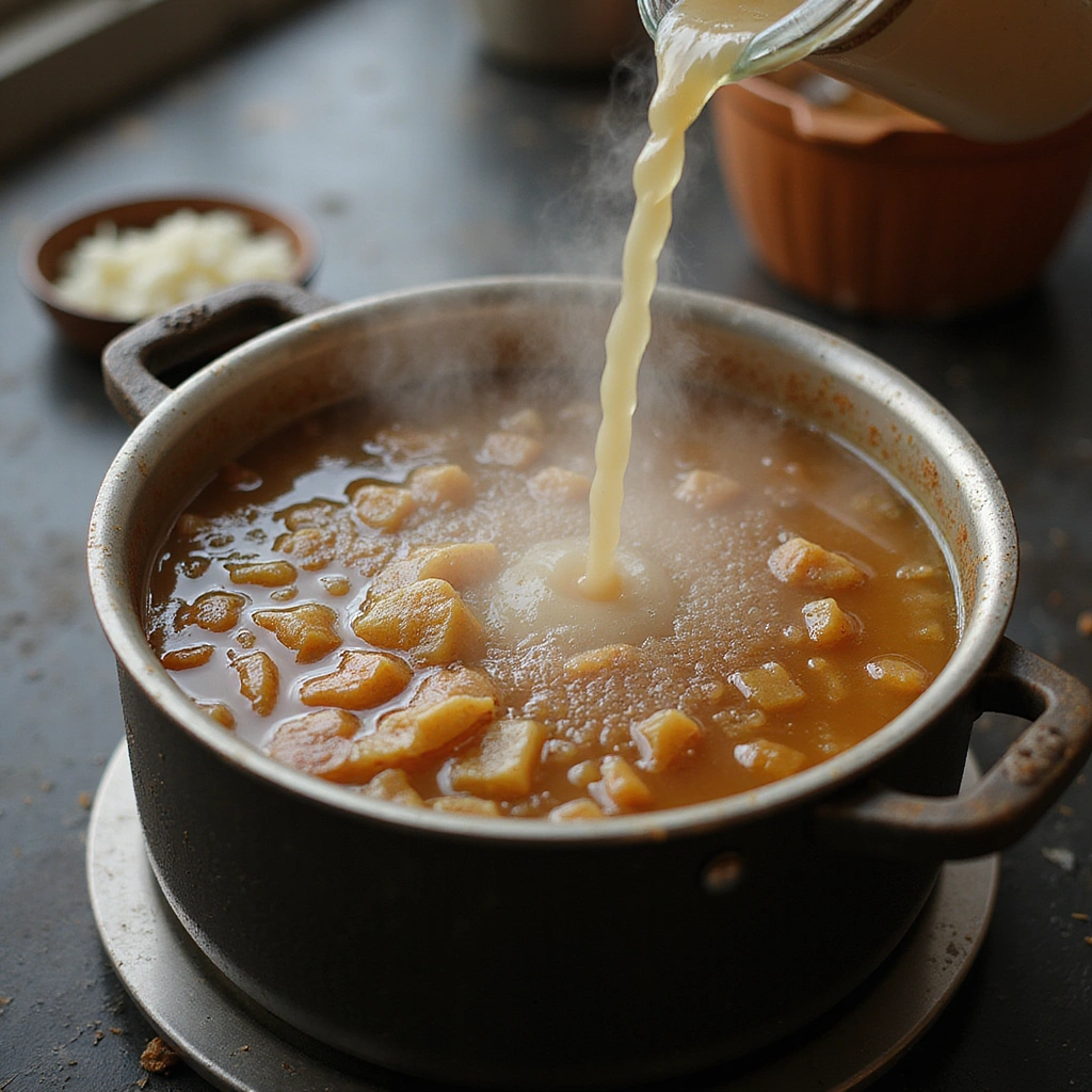 Ground Beef and Pork Recipes Hearty Comfort Food Step 6 Deglaze the Pot