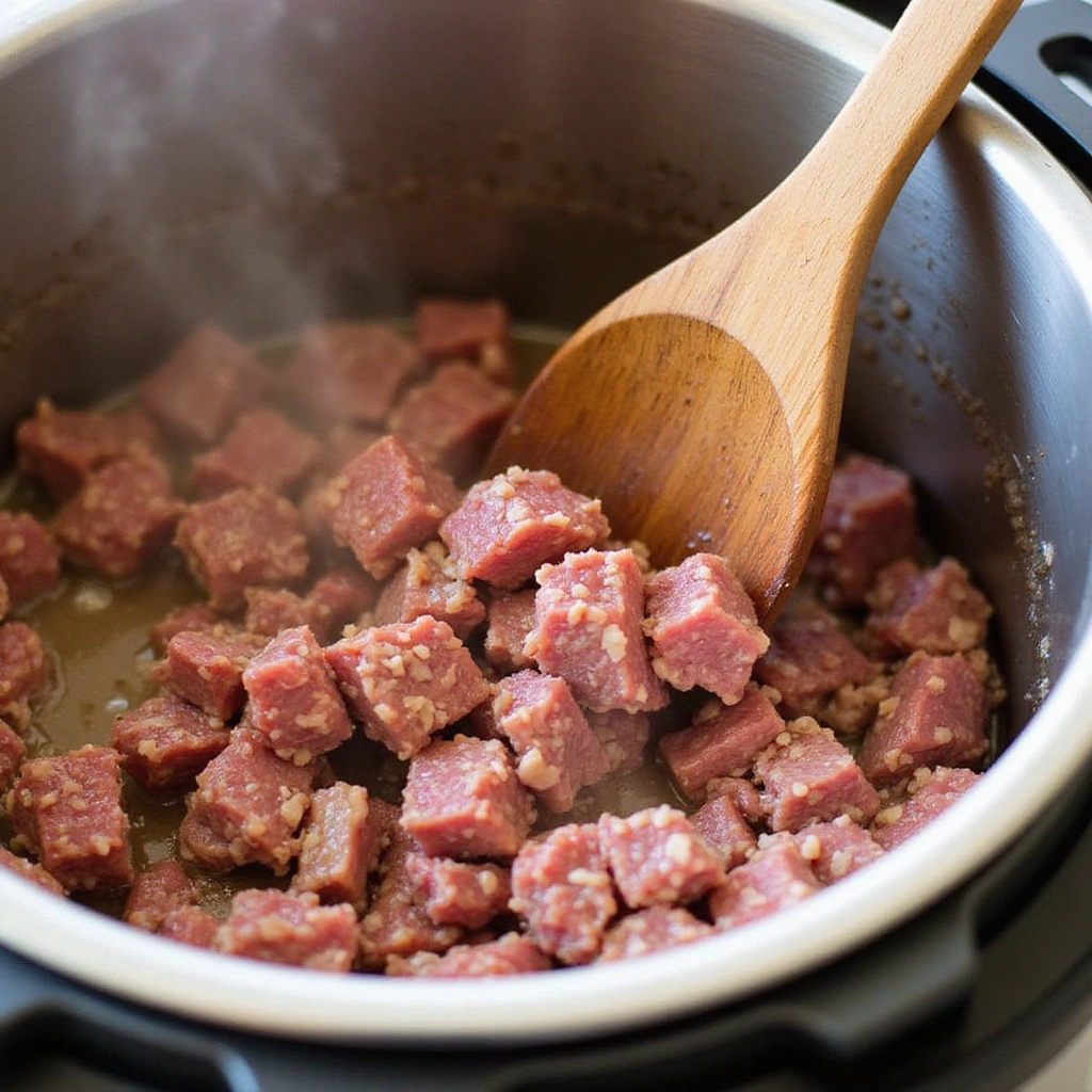 Instant Pot Pasta Recipes with Ground Beef Weeknight Ready Step 2 Brown the Ground Beef