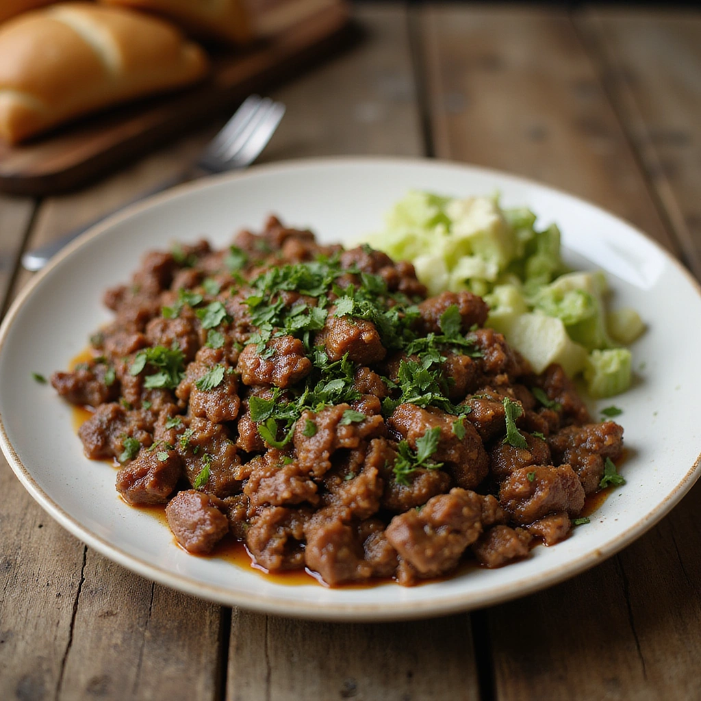 Weight Watchers Ground Beef Recipes Healthy Tasty Step 7 Garnish and Enjoy