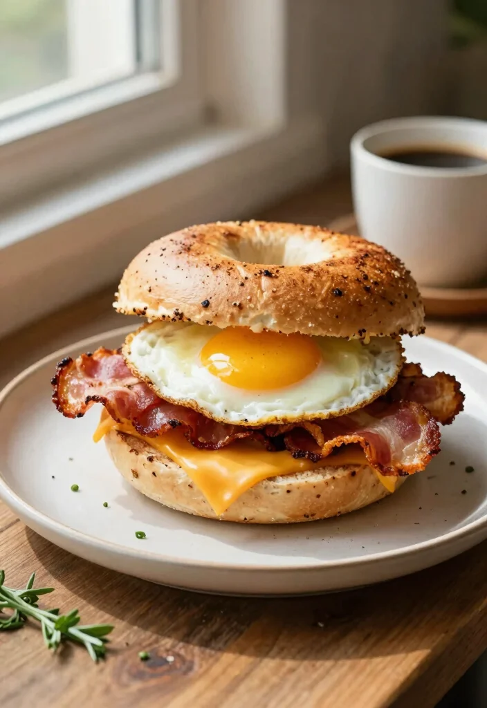 10 Dinner Sandwich Recipes for Quick Weeknight Comfort 10. Breakfast Sandwich with Egg and Bacon 0