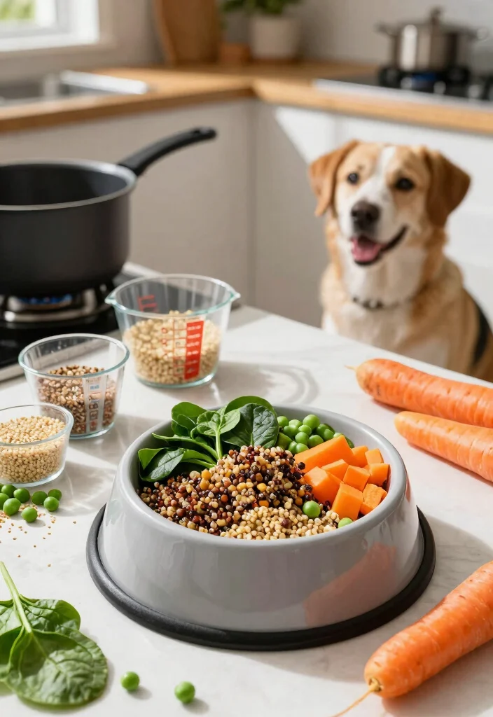 10 Healthy Dog Food Recipes Made with Simple Ingredients 5. Quinoa and Veggie Bowl 0