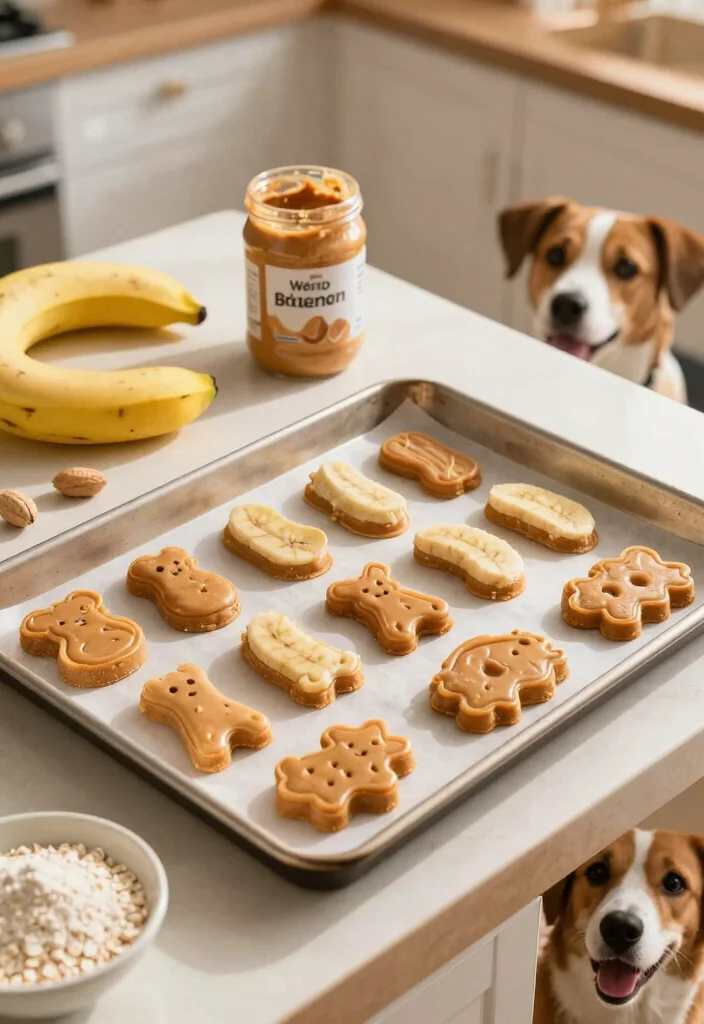 10 Healthy Dog Food Recipes Made with Simple Ingredients 8. Peanut Butter and Banana Chews 0