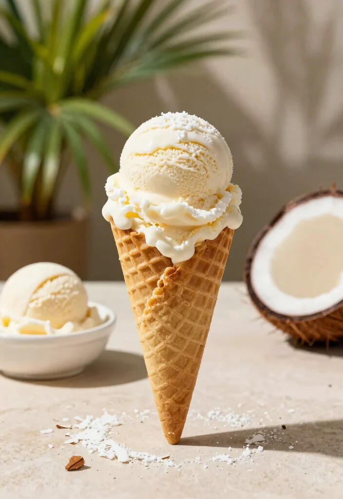 10 Keto Coconut Flour Recipes for Low Carb Baking 10. Coconut Flour Ice Cream 0