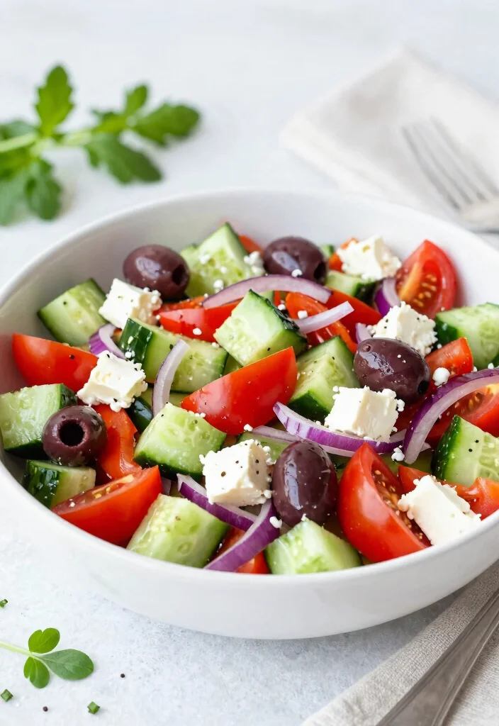 10 Keto Potluck Recipes That Travel and Share Well 7. Greek Salad with Feta and Olives 0