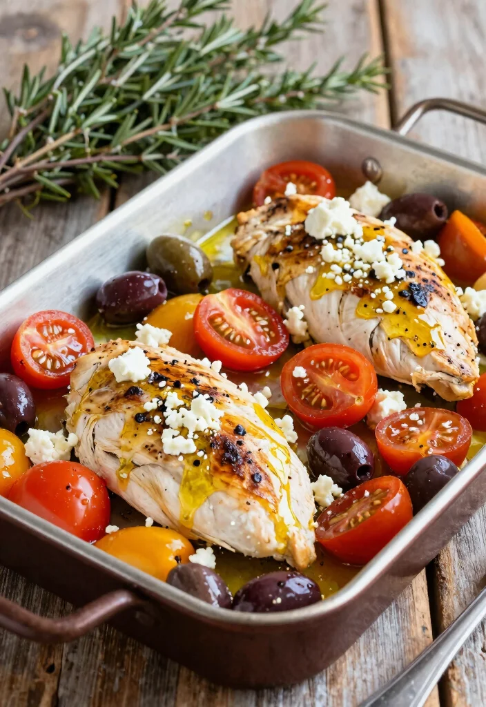 10 Keto Sheet Pan Recipes for Easy Weeknight Dinners 4. Greek Chicken and Veggie Bake 0