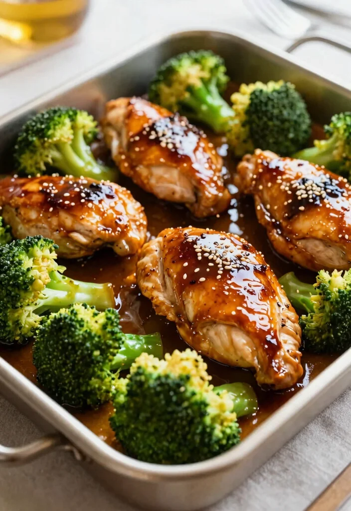 10 Keto Sheet Pan Recipes for Easy Weeknight Dinners 9. Teriyaki Chicken with Broccoli 0