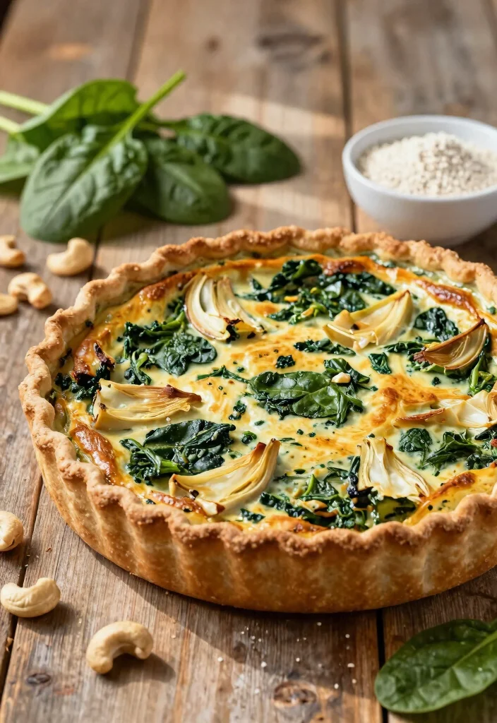 10 Vegan Quiche Recipes for Savory Plant Based Brunch 1. Spinach and Artichoke Vegan Quiche 0