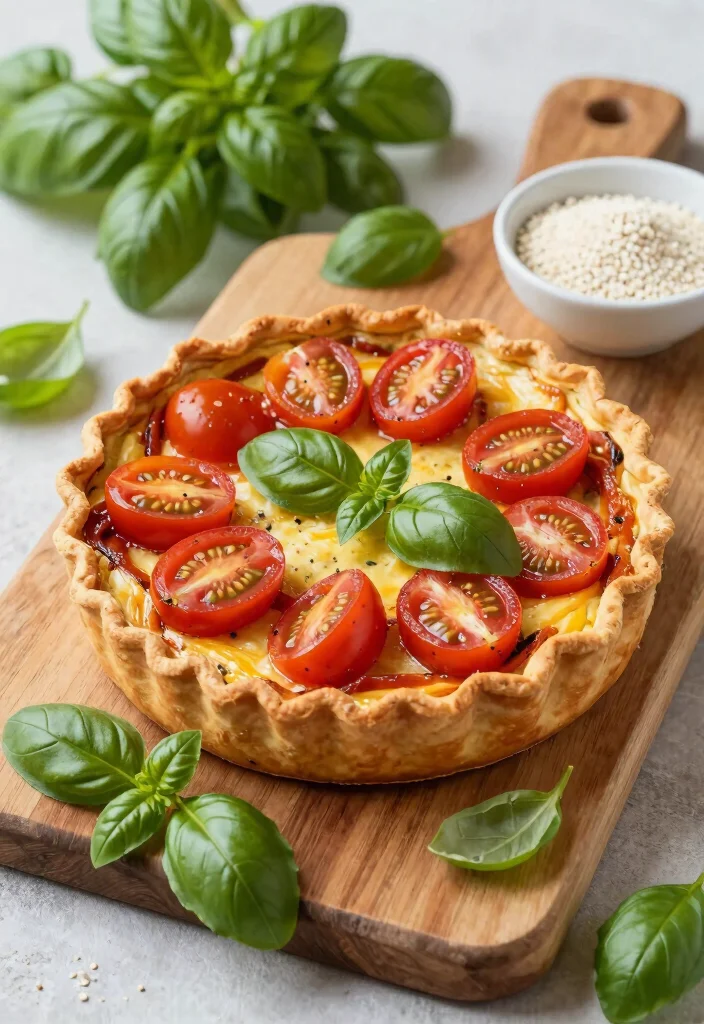 10 Vegan Quiche Recipes for Savory Plant Based Brunch 3. Tomato Basil Vegan Quiche 0