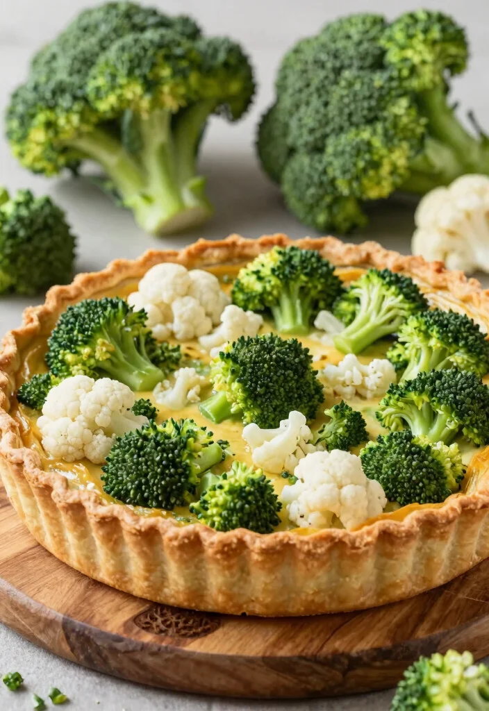 10 Vegan Quiche Recipes for Savory Plant Based Brunch 6. Broccoli and Cauliflower Quiche 0