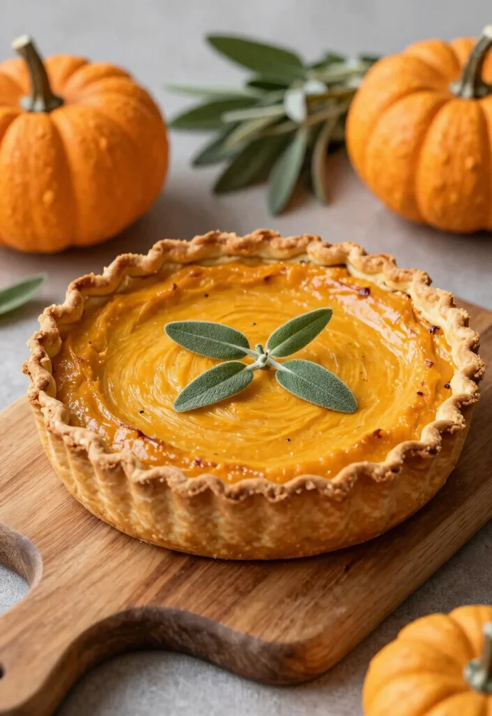 10 Vegan Quiche Recipes for Savory Plant Based Brunch 9. Pumpkin and Sage Quiche 0