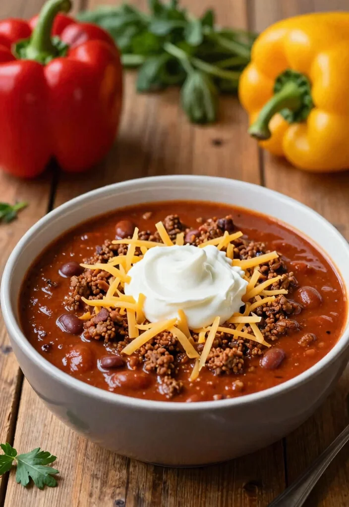 12 Comfort Dinner Recipes for Cozy Family Nights 7. Savory Chili 0