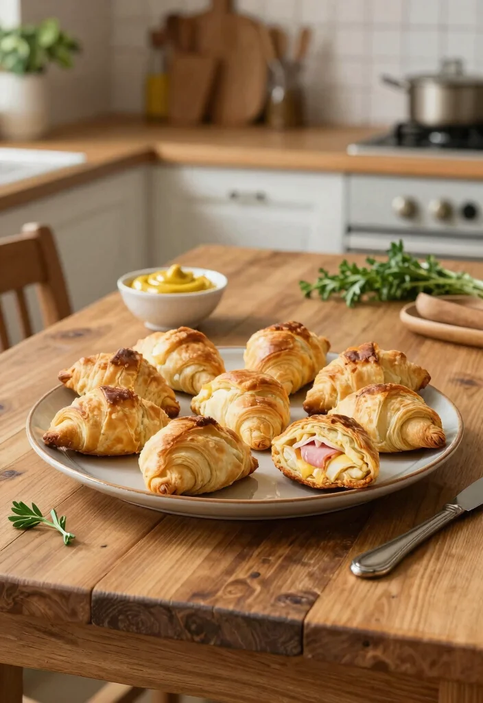 12 Crescent Roll Dinner Recipes for Easy Baked Meals 5. Ham and Cheese Crescent Roll Pockets 0