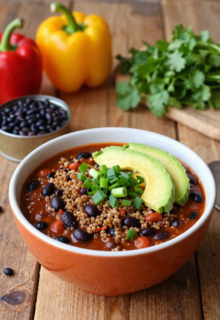 12 Easy Healthy Cooking Recipes for Busy Weeknights 1. One Pot Quinoa and Black Bean Chili 0