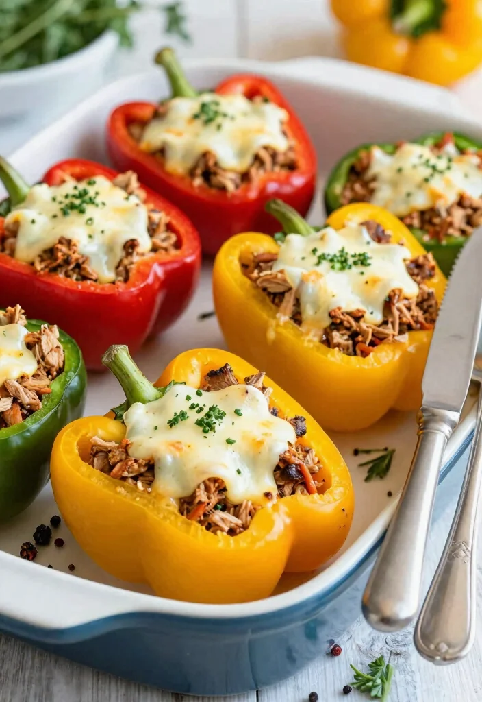 12 Ground Turkey Keto Recipes for Lean Filling Meals 6. Turkey Stuffed Bell Peppers 0