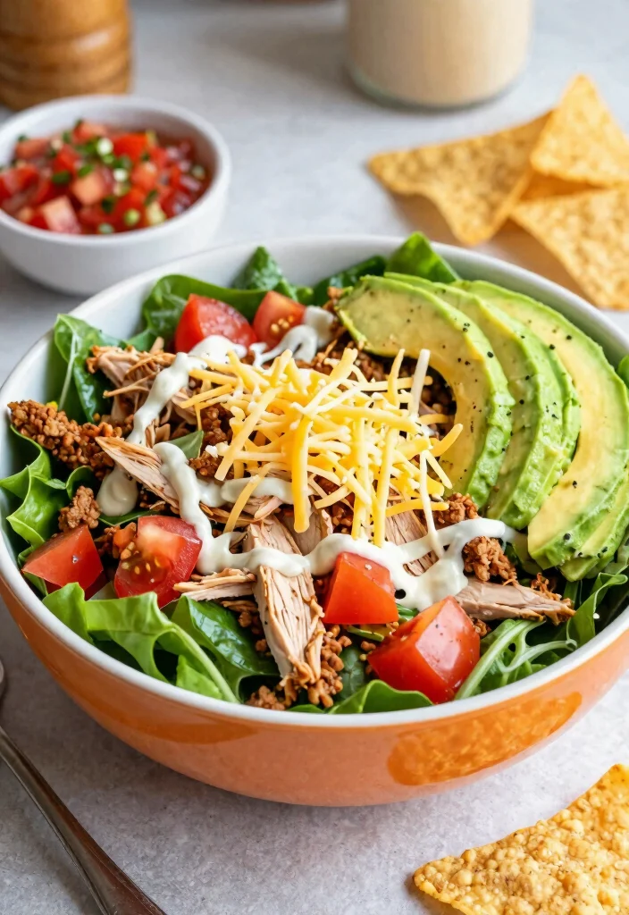 12 Ground Turkey Keto Recipes for Lean Filling Meals 7. Turkey Taco Salad 0