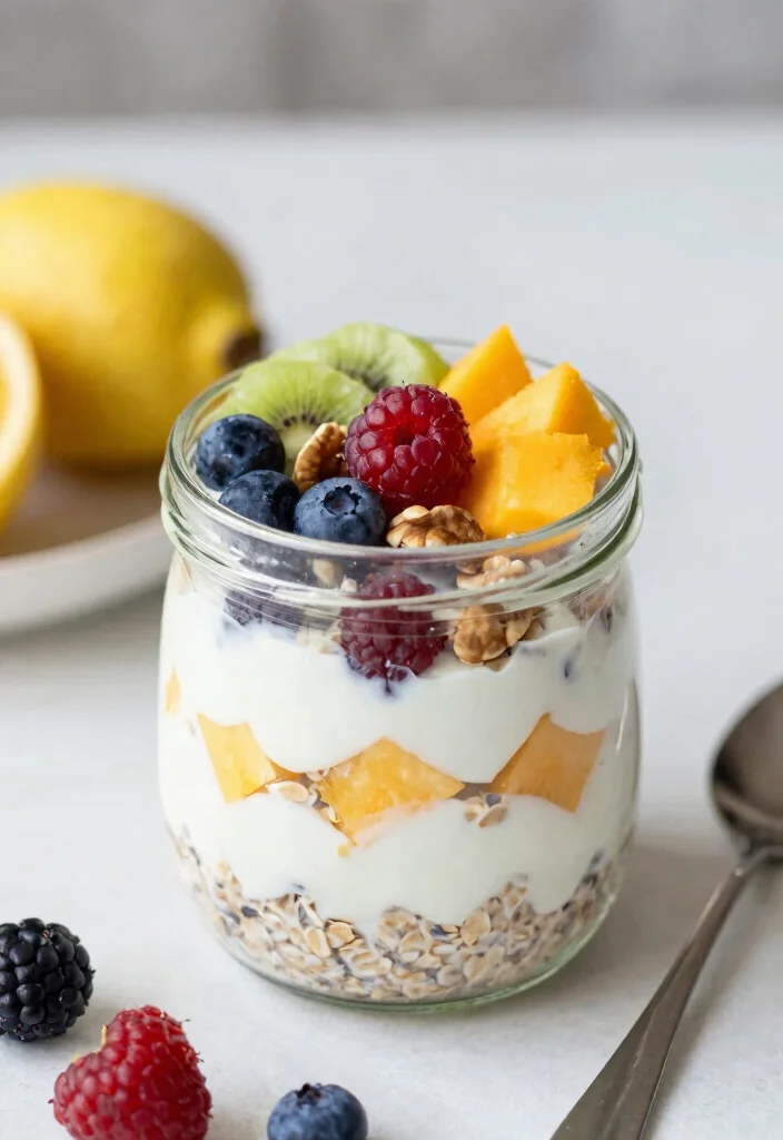 12 Gut Healthy Recipes for Better Everyday Digestion 11. Overnight Oats with Probiotic Yogurt 0