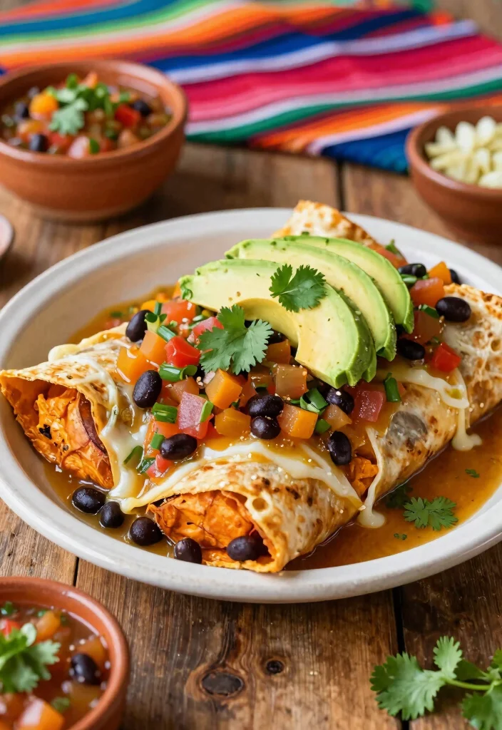 12 Gut Healthy Recipes for Better Everyday Digestion 12. Sweet Potato and Black Bean Enchiladas 0
