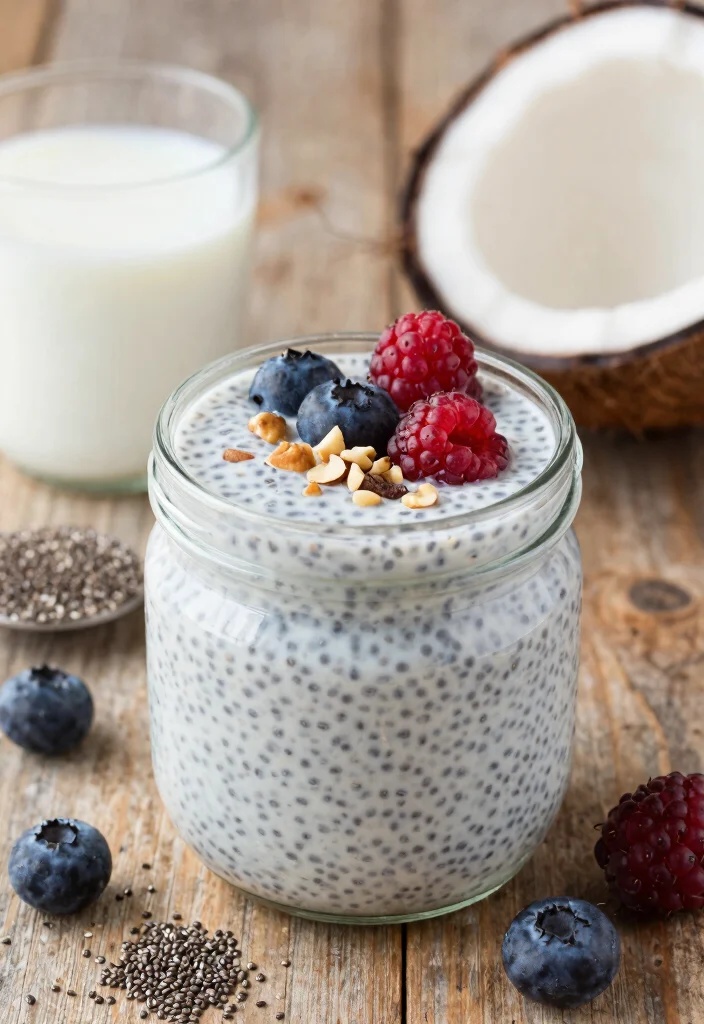 12 Healthy Ramadan Recipes for Nourishing Balanced Meals 12. Coconut Chia Seed Pudding 0