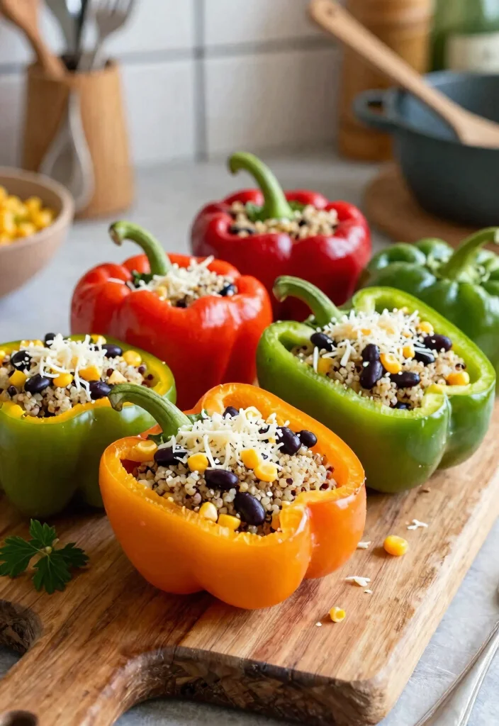 12 Healthy Ramadan Recipes for Nourishing Balanced Meals 3. Quinoa Stuffed Bell Peppers 0