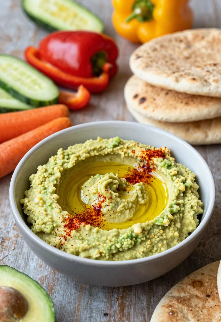 12 Healthy Ramadan Recipes for Nourishing Balanced Meals 6. Creamy Avocado Hummus 0