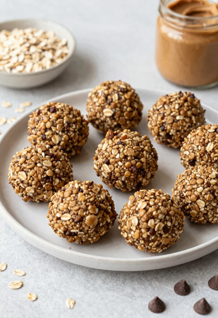 12 Healthy Ramadan Recipes for Nourishing Balanced Meals 8. Oatmeal Energy Bites 0