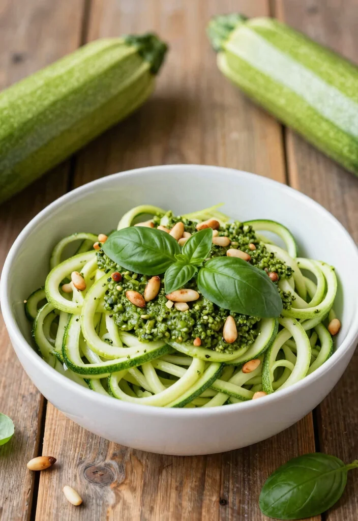 12 Healthy Ramadan Recipes for Nourishing Balanced Meals 9. Zucchini Noodles with Pesto 0