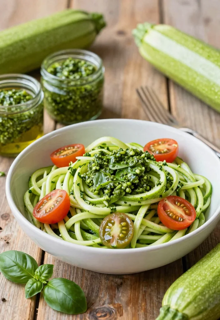 12 Healthy Recipes for Kids Simple Family Friendly Meals 5. Zucchini Noodles with Pesto 0