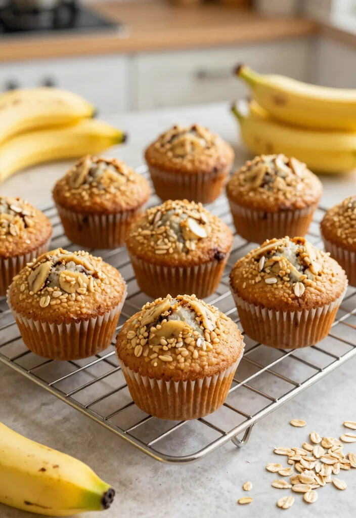 12 Healthy Recipes for Kids Simple Family Friendly Meals 9. Banana Oat Muffins 0