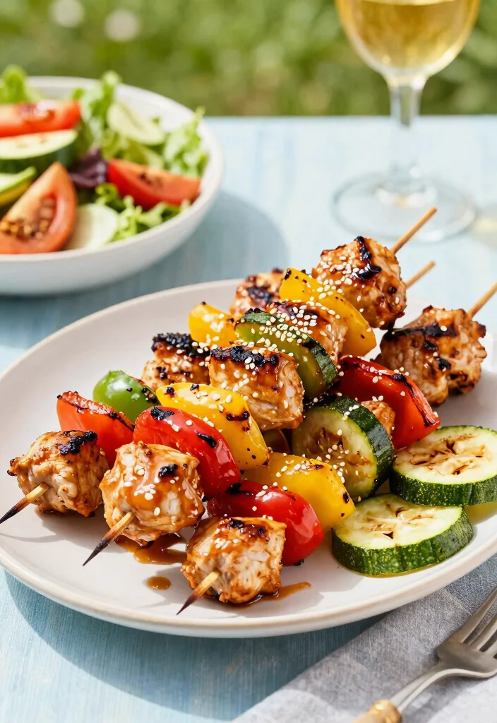 12 Keto Asian Recipes with Bold Low Carb Flavor 5. Keto Teriyaki Chicken Skewers 0