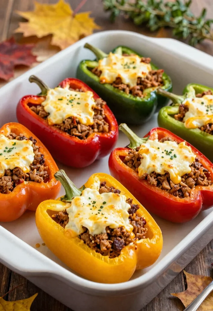12 Keto Fall Recipes for Cozy Low Carb Meals 12. Keto Stuffed Peppers 0