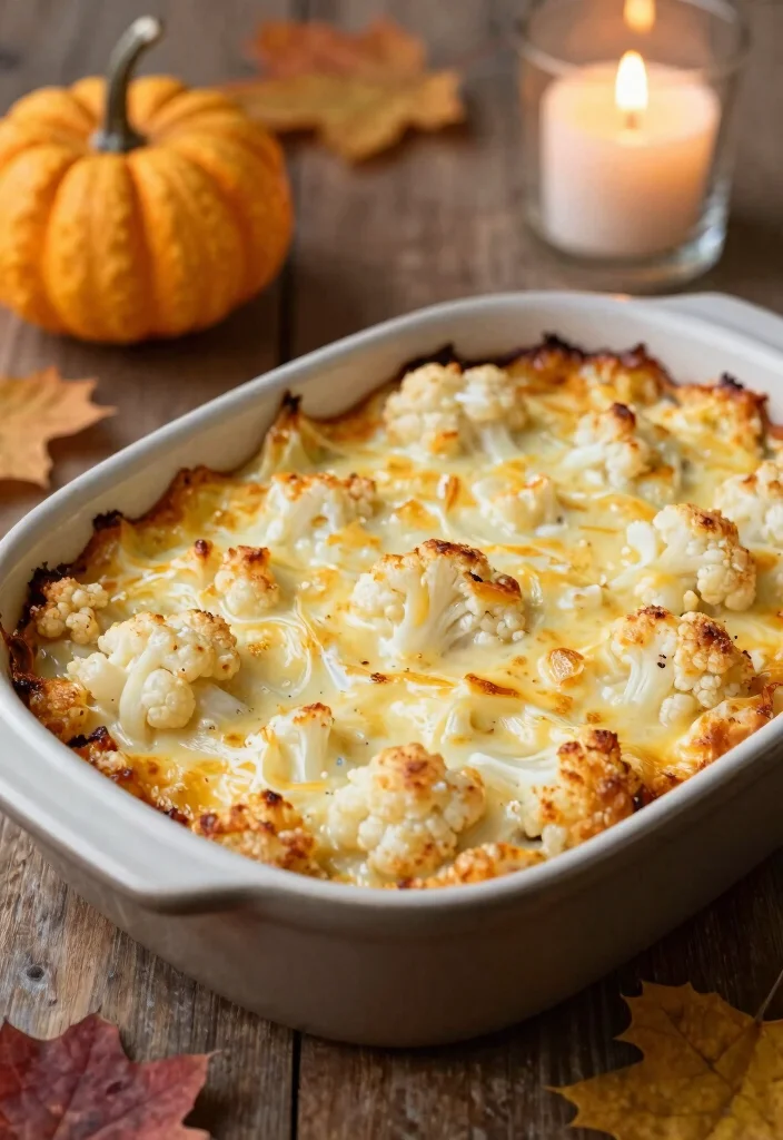 12 Keto Fall Recipes for Cozy Low Carb Meals 2. Cheesy Cauliflower Casserole 0