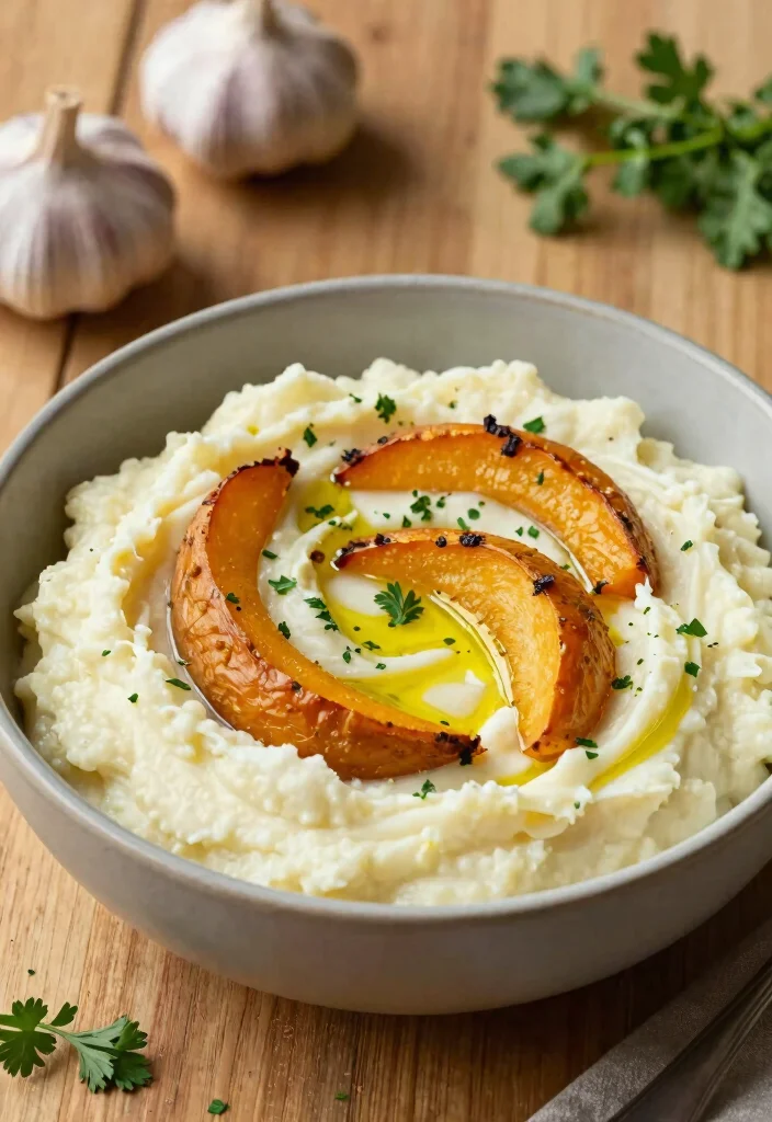 12 Keto Fall Recipes for Cozy Low Carb Meals 8. Roasted Garlic Mashed Turnips 0