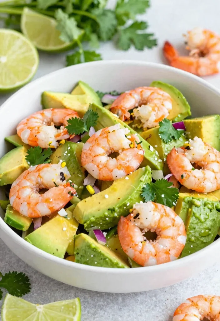 12 Keto Mediterranean Recipes for Fresh Healthy Fats 10. Shrimp and Avocado Salad 0