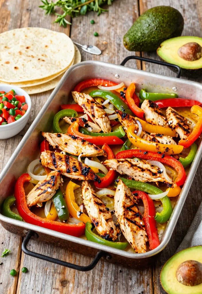 12 Oven Dinner Recipes for Simple Hands Off Cooking 1. Sheet Pan Chicken Fajitas 0