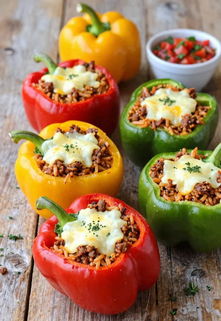 12 Oven Dinner Recipes for Simple Hands Off Cooking 10. Stuffed Bell Peppers 0