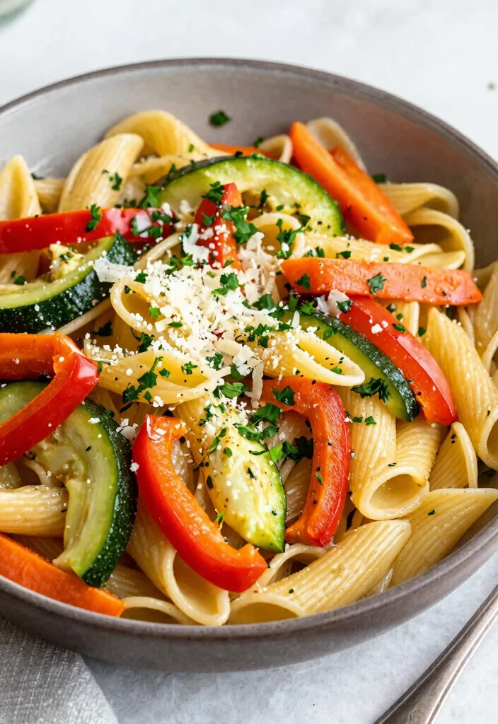 12 Oven Dinner Recipes for Simple Hands Off Cooking 11. One Pan Pasta Primavera 0