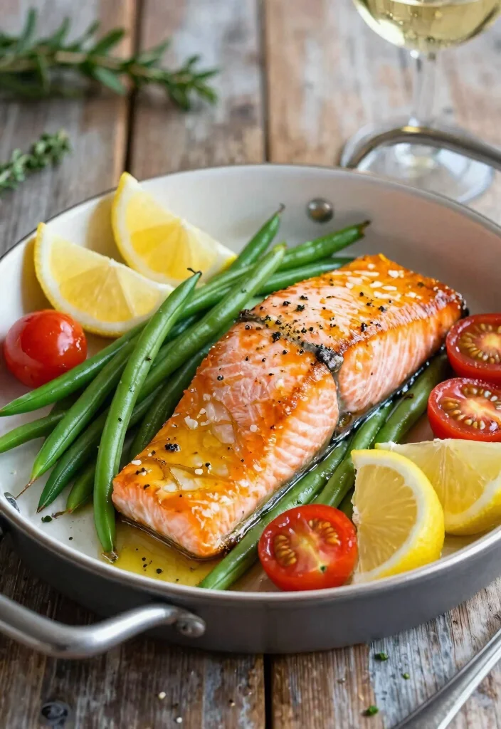 12 Oven Dinner Recipes for Simple Hands Off Cooking 3. One Pan Lemon Garlic Salmon 0