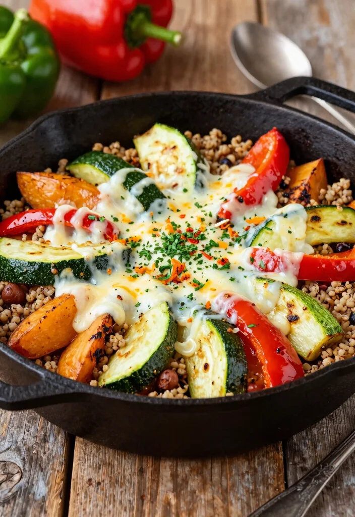 12 Oven Dinner Recipes for Simple Hands Off Cooking 4. Roasted Veggie Quinoa Bake 0