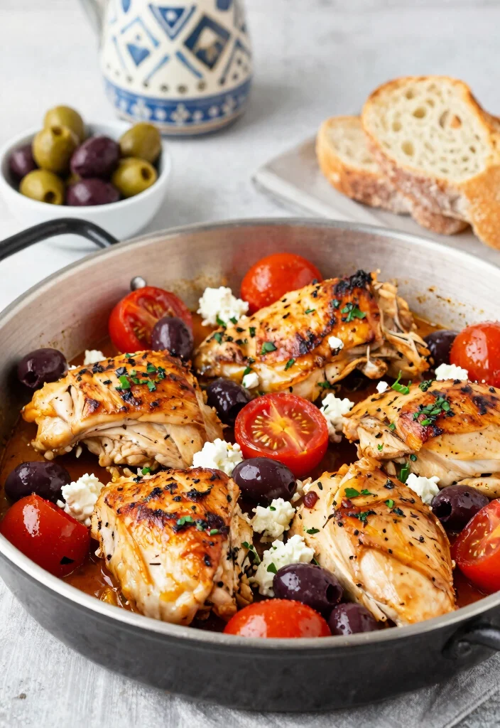 12 Oven Dinner Recipes for Simple Hands Off Cooking 5. One Pan Mediterranean Chicken 0