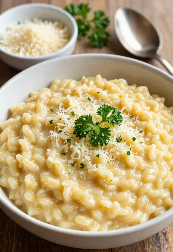 12 Rice Dinner Side Dish Recipes for Everyday Meals 10. Parmesan Risotto 0