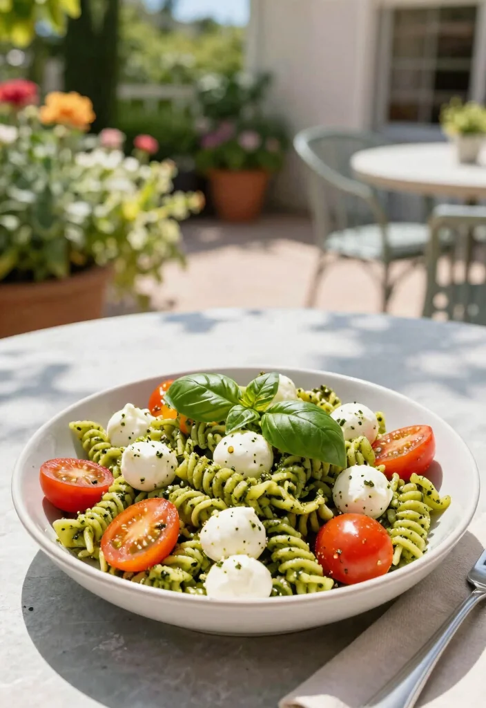 12 Sunday Dinner Recipes for Relaxed Family Meals 12. No Cook Pesto Pasta Salad 0