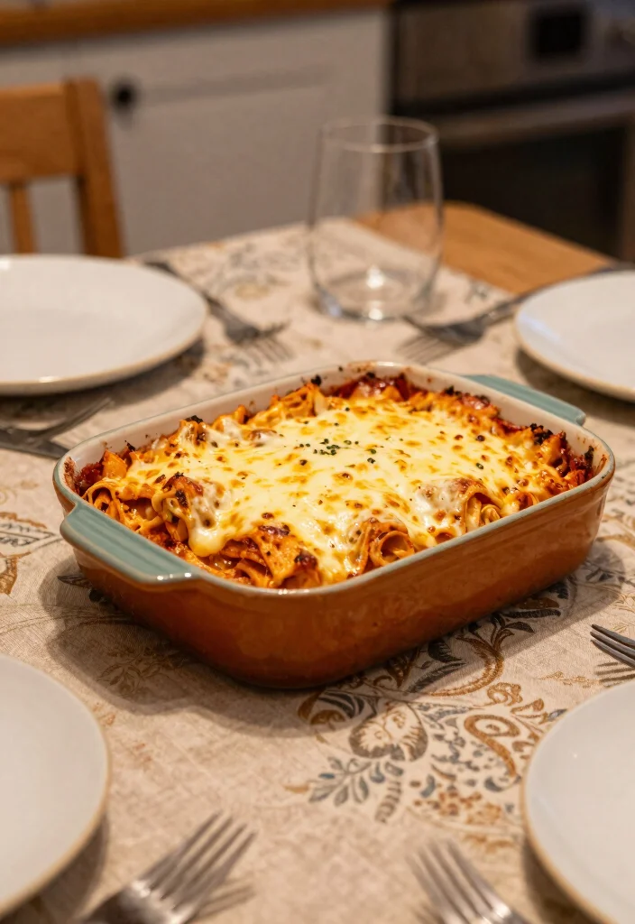 12 Sunday Dinner Recipes for Relaxed Family Meals 8. Baked Ziti with Mozzarella 0