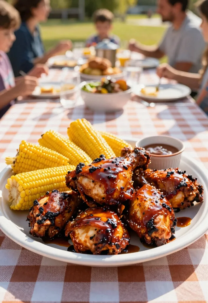 12 Sunday Dinner Recipes for Relaxed Family Meals 9. BBQ Chicken and Corn on the Cob 0