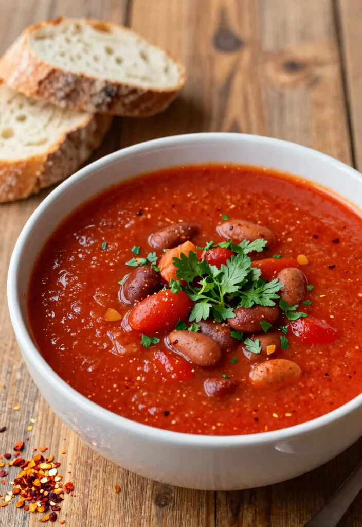 12 Vegan African Recipes with Bold Traditional Flavors 10. Spicy Tomato and Bean Soup 0