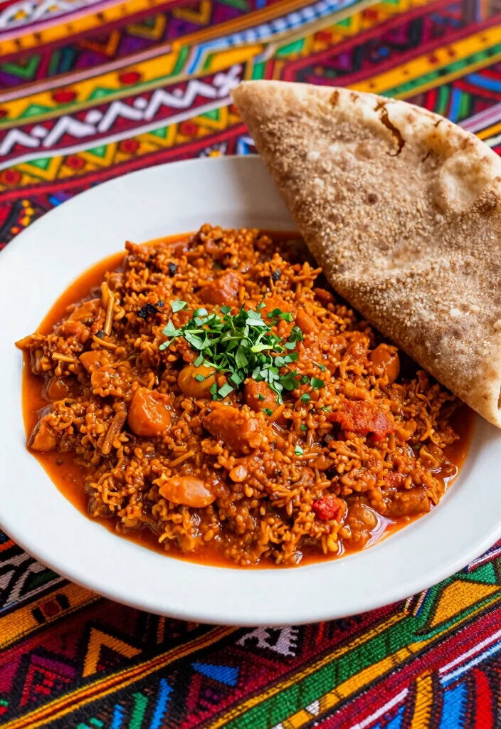 12 Vegan African Recipes with Bold Traditional Flavors 6. Ethiopian Lentil Stew Misir Wot 0