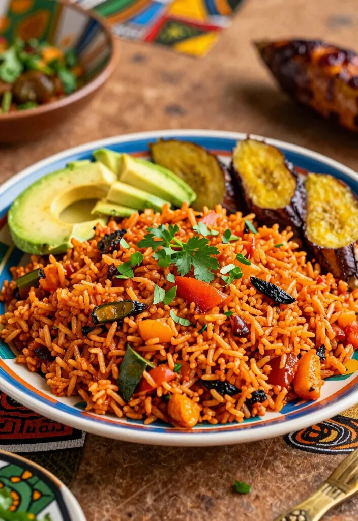 12 Vegan African Recipes with Bold Traditional Flavors 9. West African Jollof Rice 0